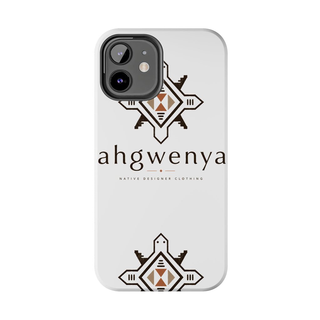 Tough Phone Case — Ahgwenya Indigenous Geometric Logo Protective Case