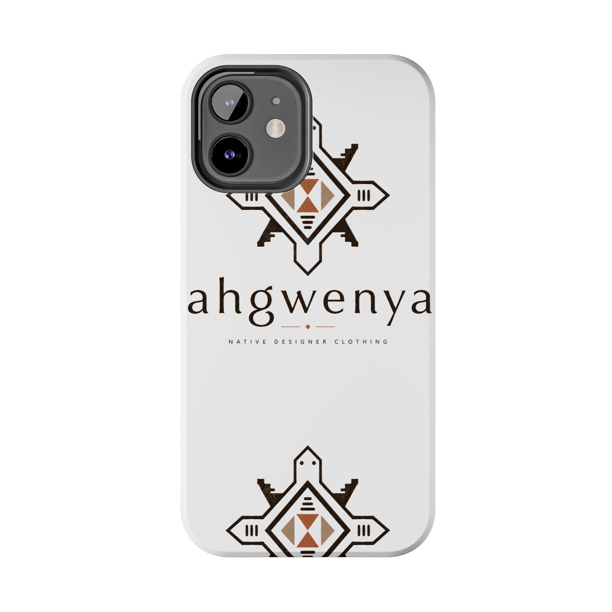 Tough Phone Case — Ahgwenya Indigenous Geometric Logo Protective Case