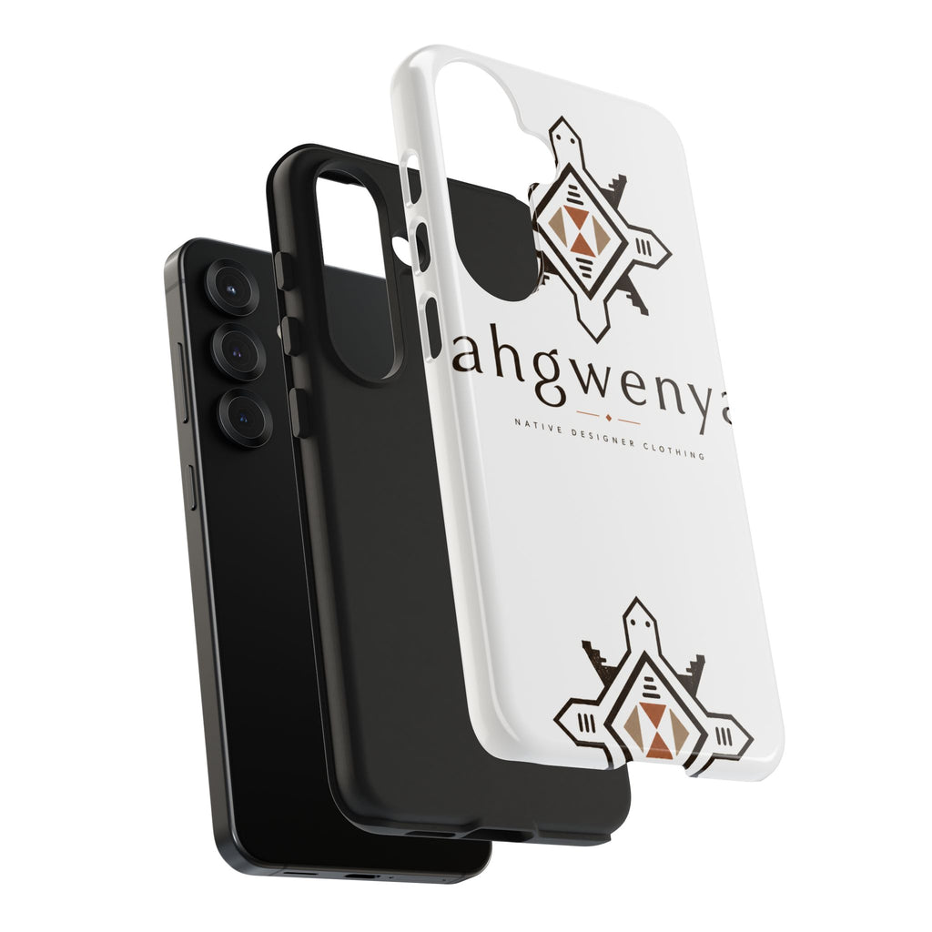 Tough Phone Case — Ahgwenya Indigenous Geometric Logo Protective Case