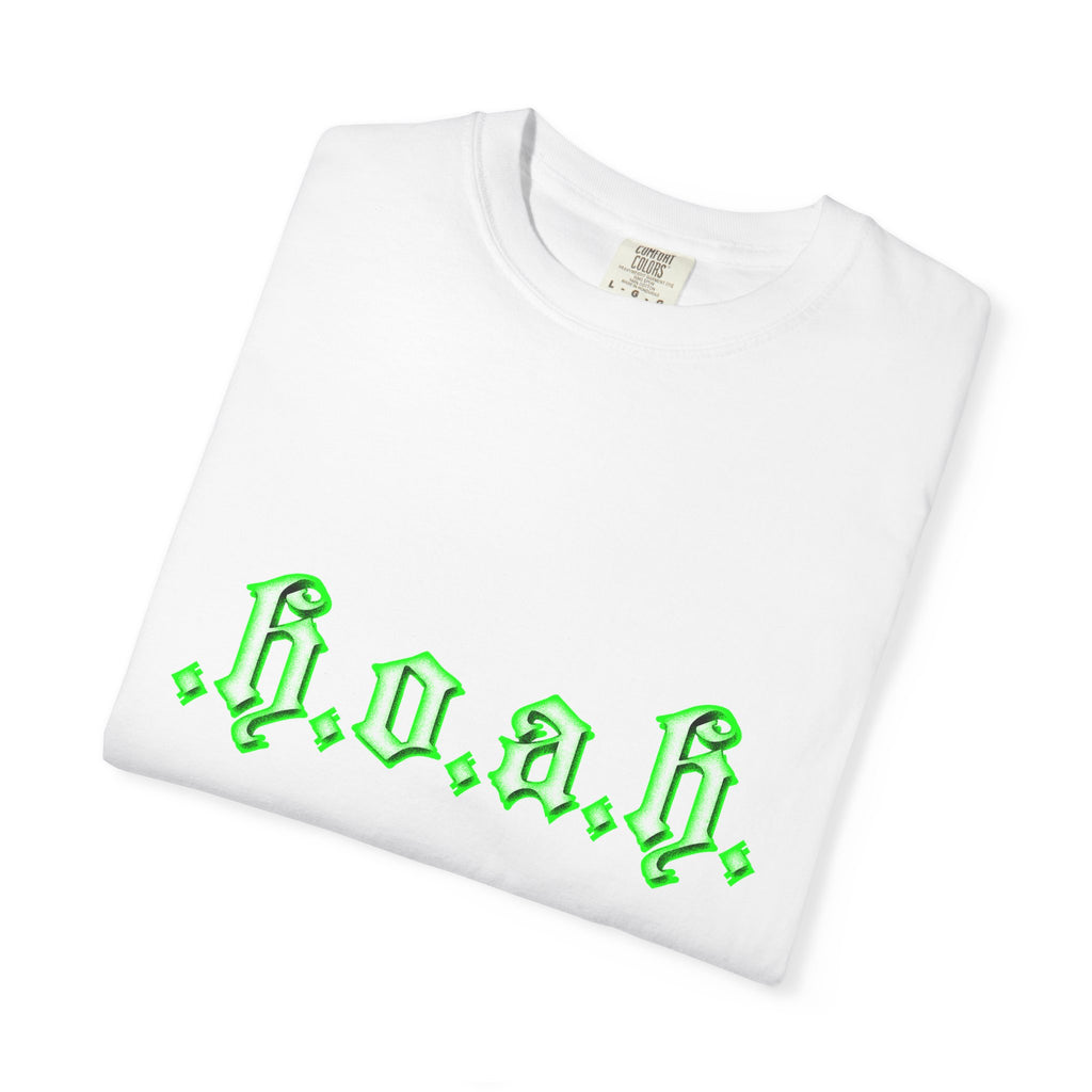 HOAH Neon Green Gothic T-Shirt