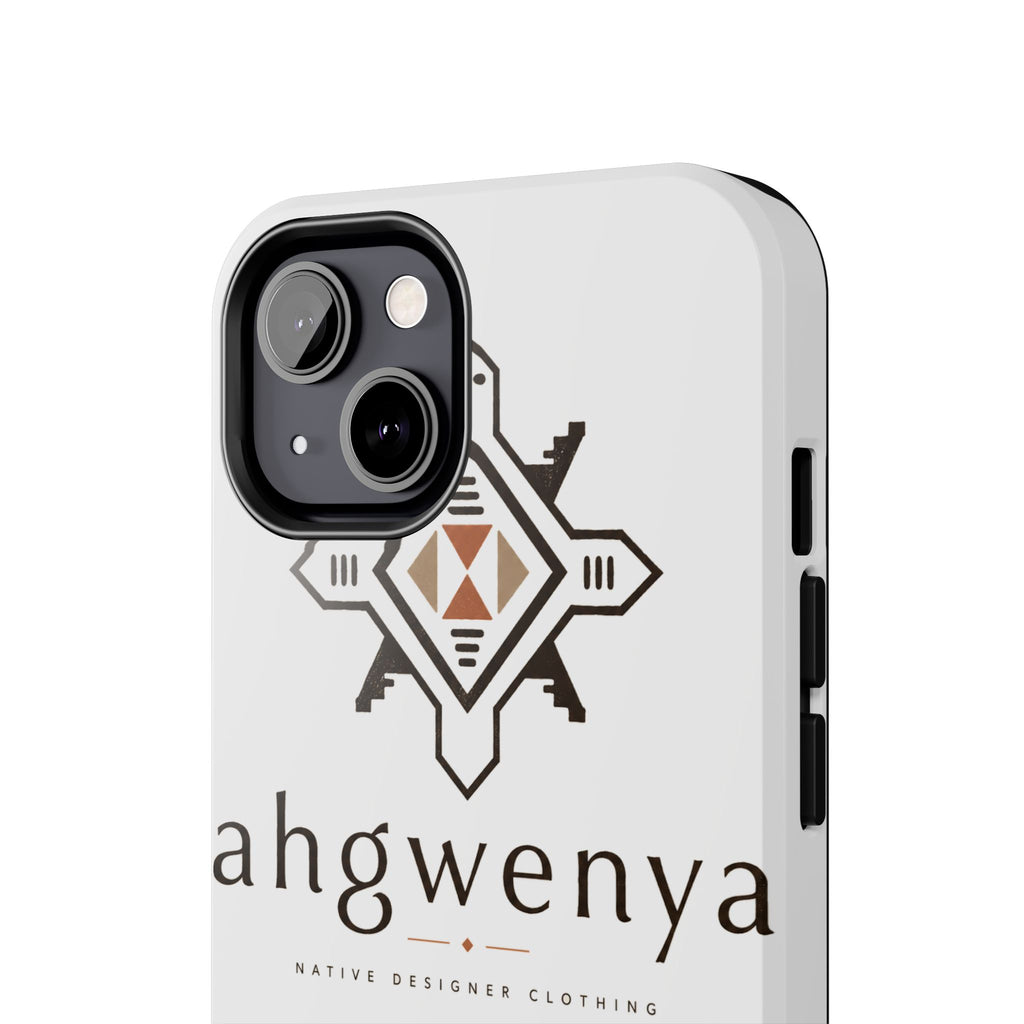 Tough Phone Case — Ahgwenya Indigenous Geometric Logo Protective Case