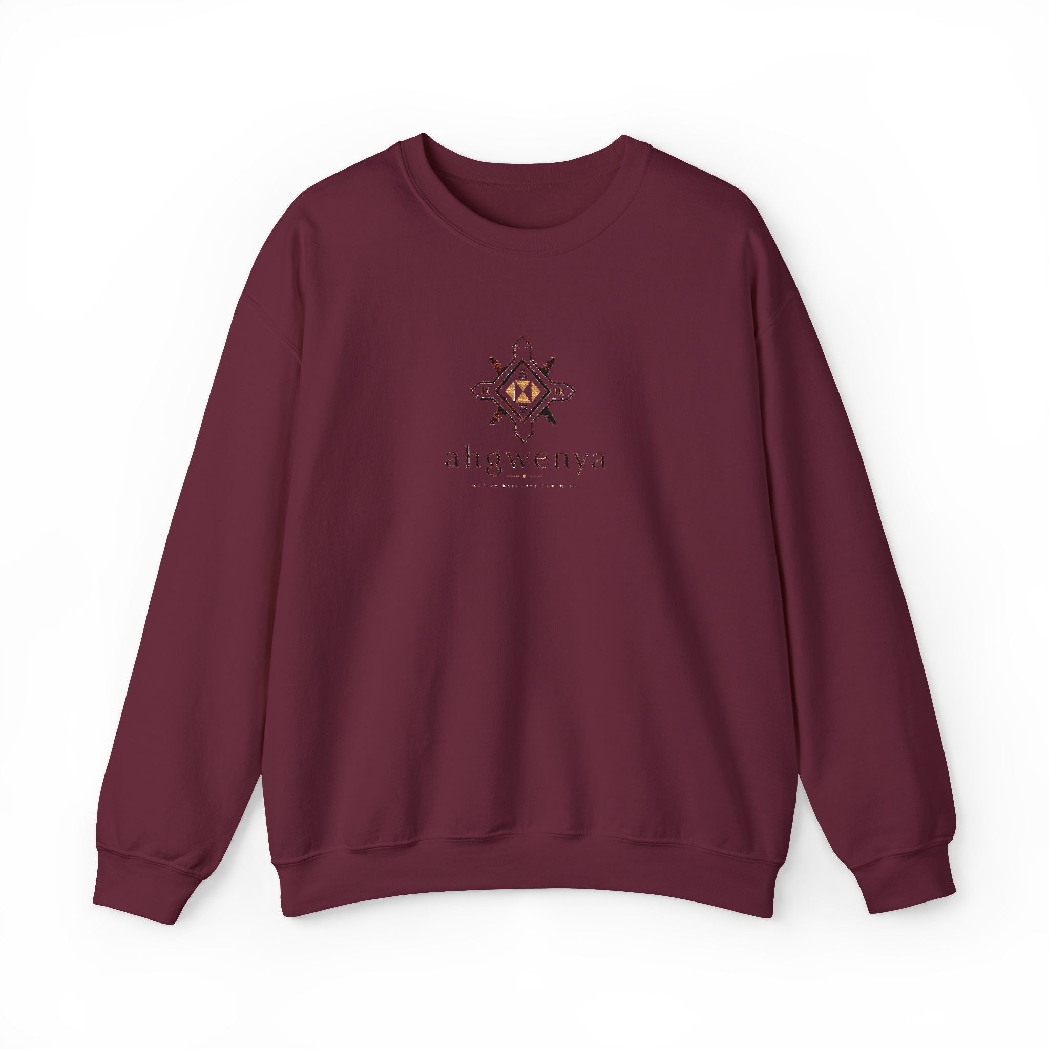 Crewneck Sweatshirt — Ahgwenya Floral Logo Pullover