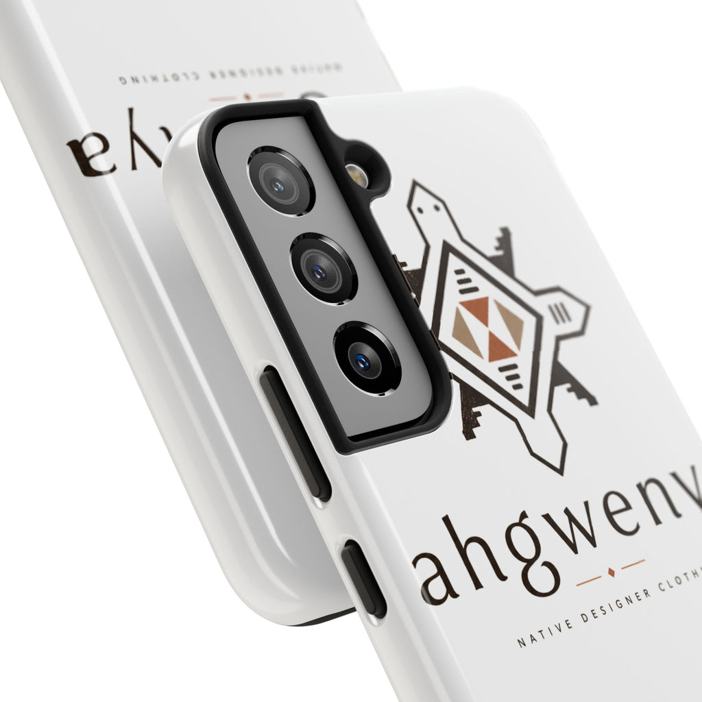 Tough Phone Case — Ahgwenya Indigenous Geometric Logo Protective Case