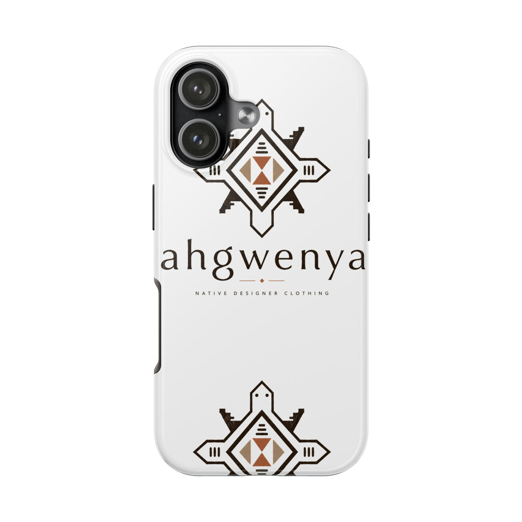Tough Phone Case — Ahgwenya Indigenous Geometric Logo Protective Case