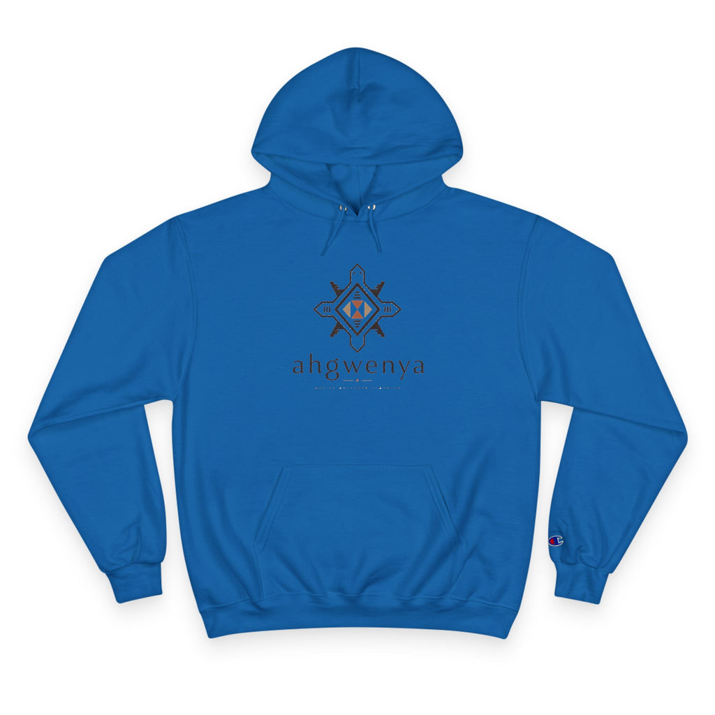Champion Hoodie — Nautical Crest Logo Pullover Hooded Sweatshirt