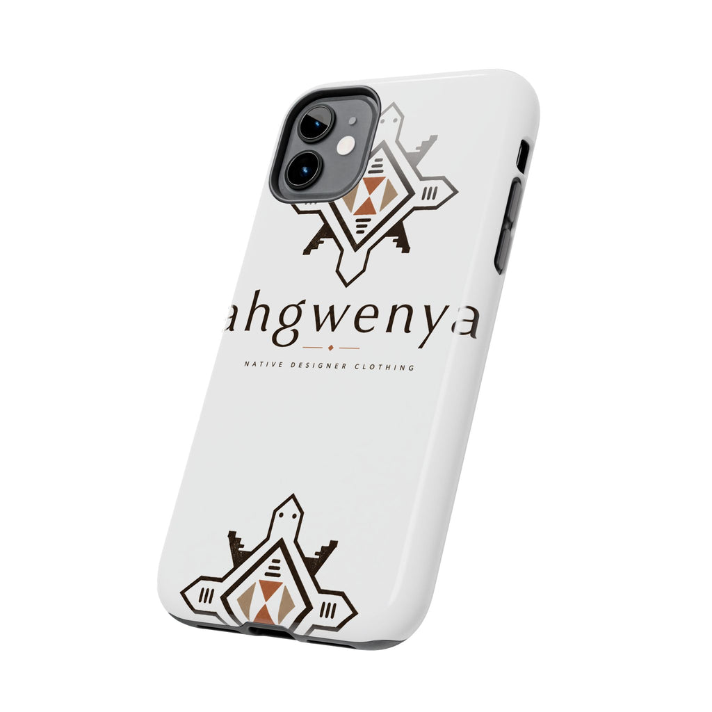 Tough Phone Case — Ahgwenya Indigenous Geometric Logo Protective Case