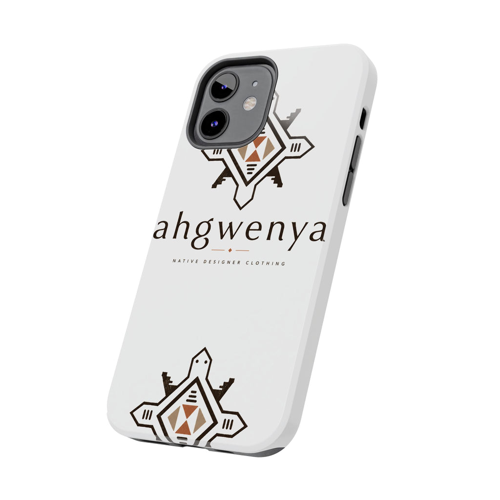Tough Phone Case — Ahgwenya Indigenous Geometric Logo Protective Case